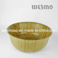 Carbonized Bamboo Kitchen Salad Bowl